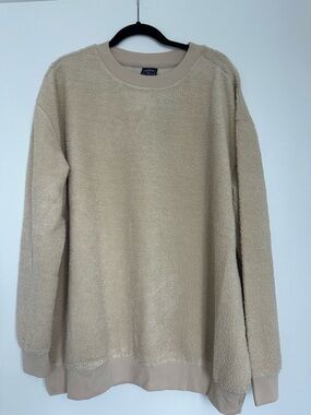 Charles River Apparel Sherpa Crewneck Pullover Sweatshirt Unisex XL NWT